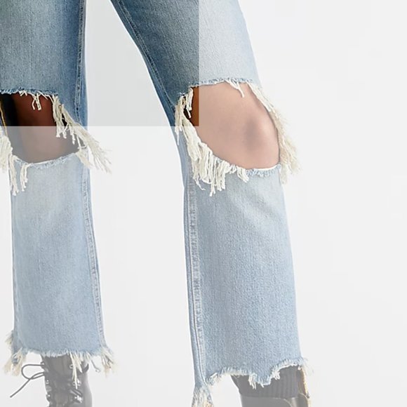 Free People Maggie Mid Rise Straight Leg Jeans NWT - Picture 2 of 8